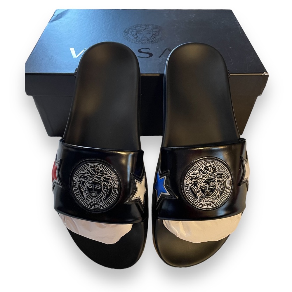 Versace Medusa Slides | Versace Sandals for Women